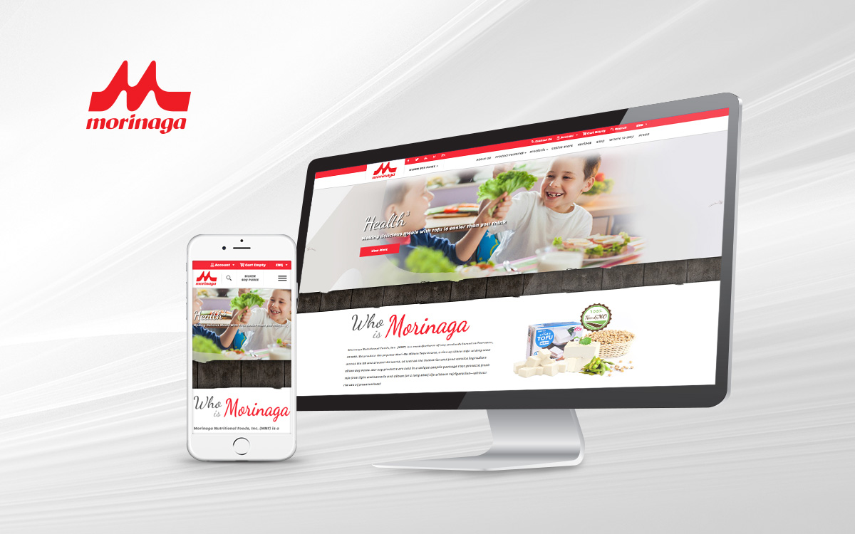 Morinaga Website Redesign